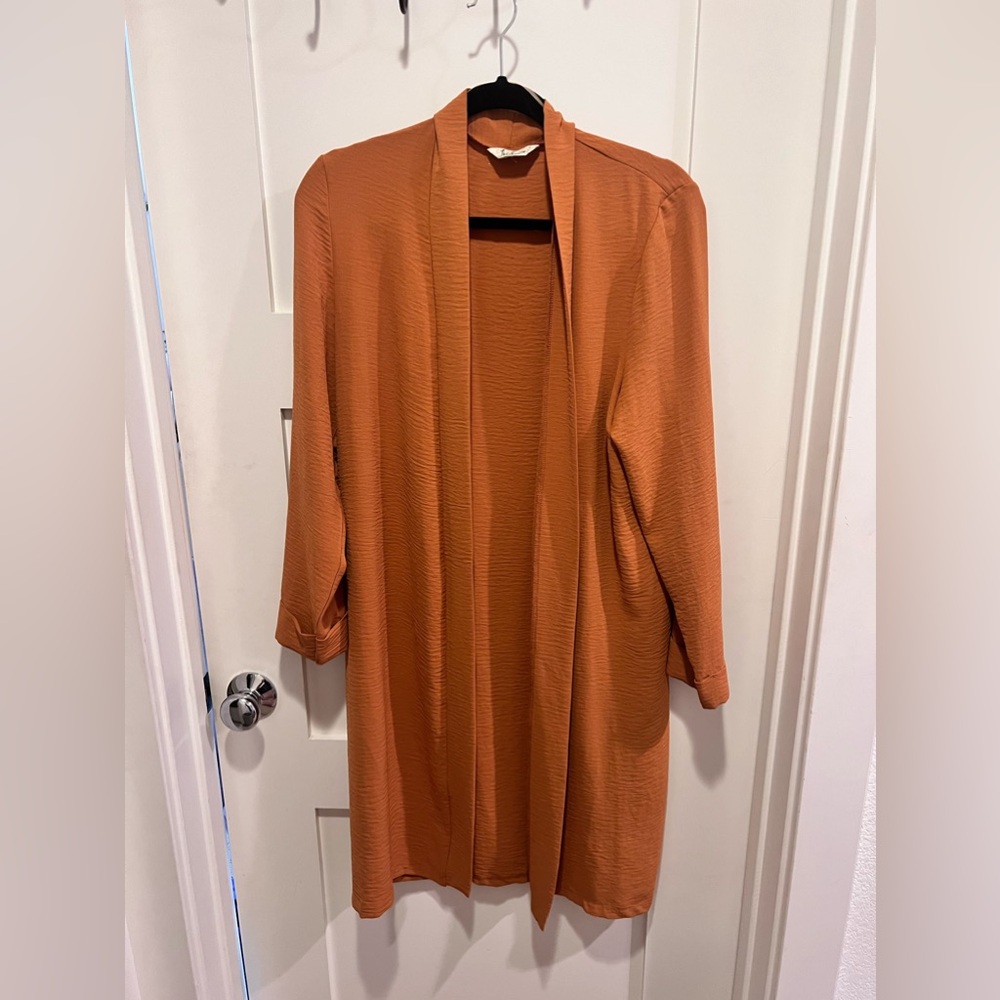 Long modest cardigan